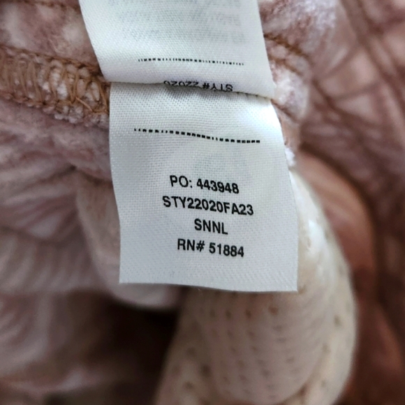 Patagonia Micro D Joggers Wmns Beige Gorpcore Outdoor Fleece Snow Bean Natural M - Picture 6 of 8